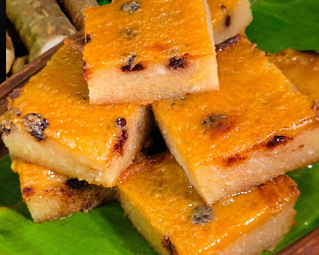 Chocolate Chip Yuca Cassava Cake