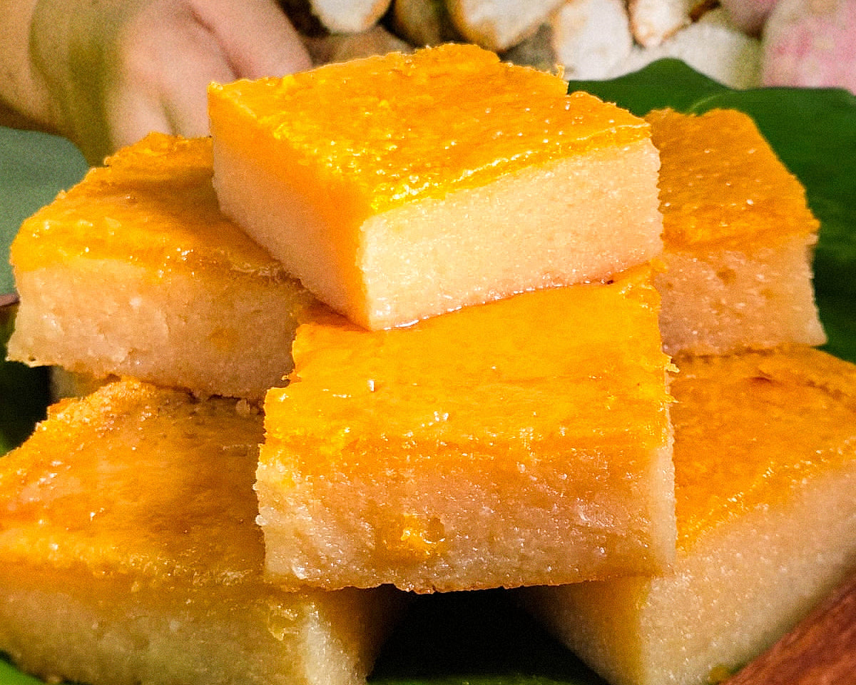 Mango Yuca Cassava Cake