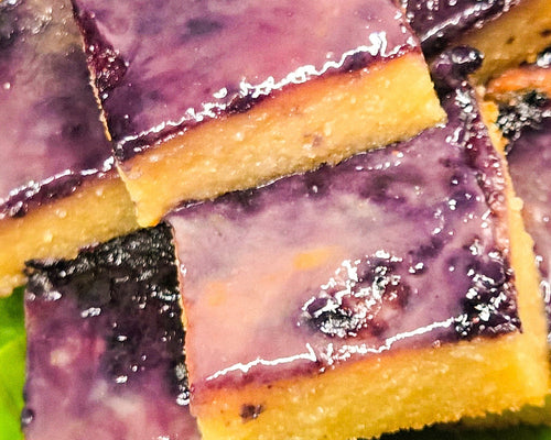 Blueberry Yuca Cassava Cake