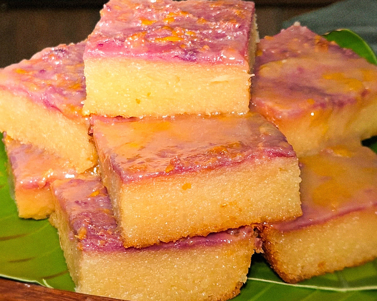 Ube Yuca Cassava Cake