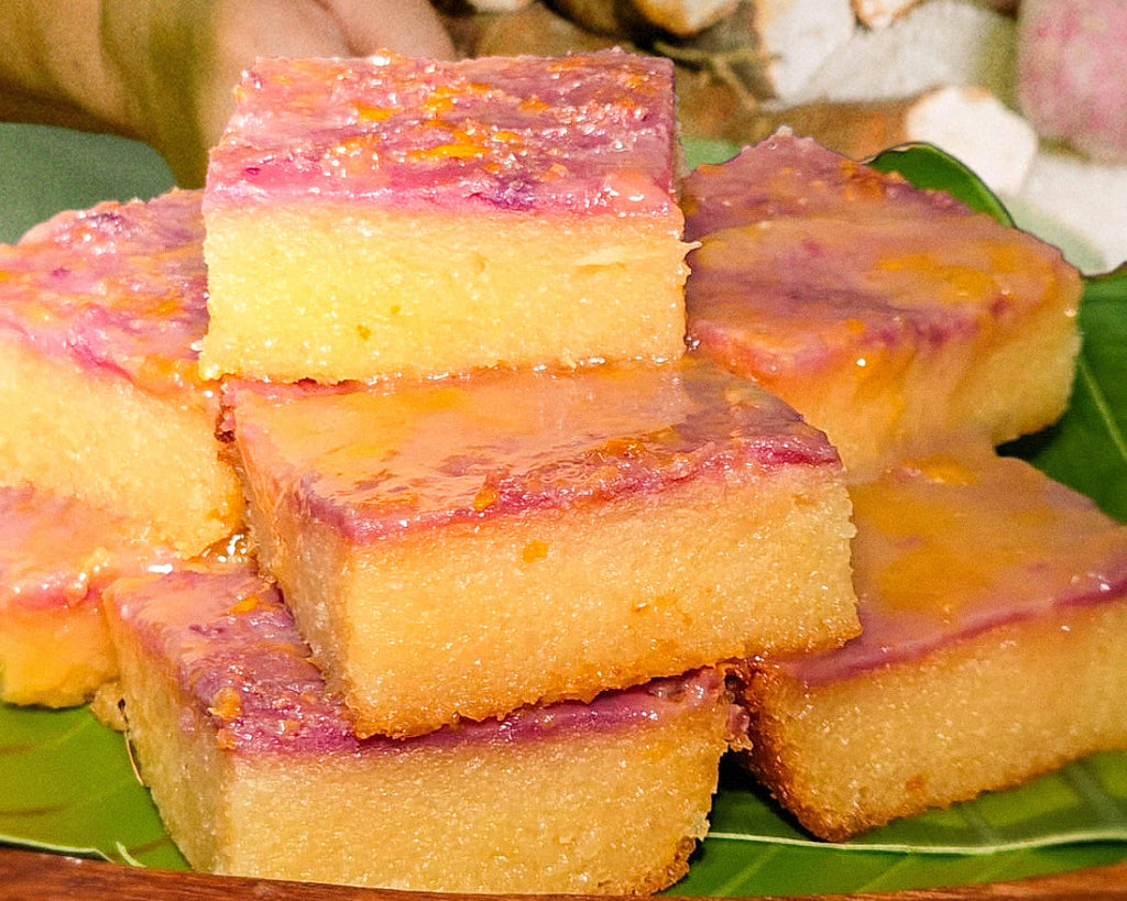 Ube Yuca Cassava Cake