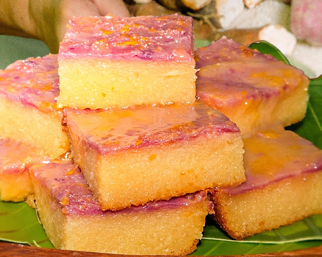Ube Yuca Cassava Cake